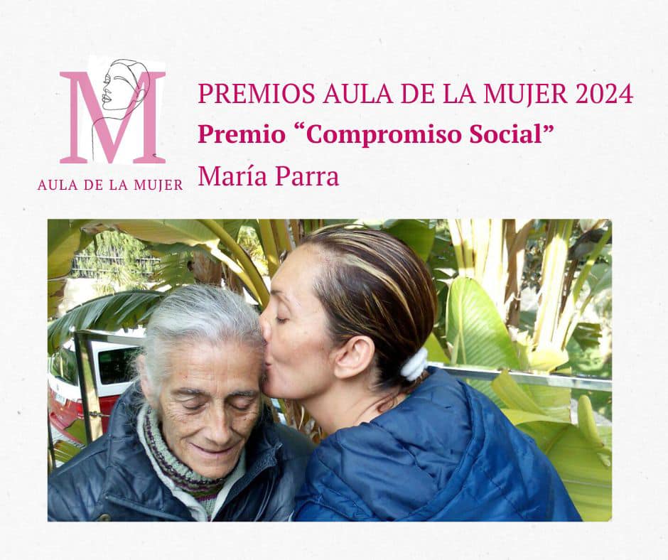 Premio «Compromiso social» Otorgado a María Parra por el Aula de la Mujer